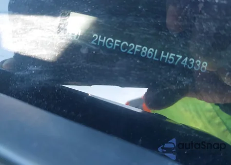 2020 Honda Civic Sport from USA, damaged, VIN 2HGFC2F86LH574338